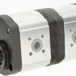 Rexroth - Doppel - Hydraulikpumpe mit konischer Welle 1:5 (Ø 50,00 mm)